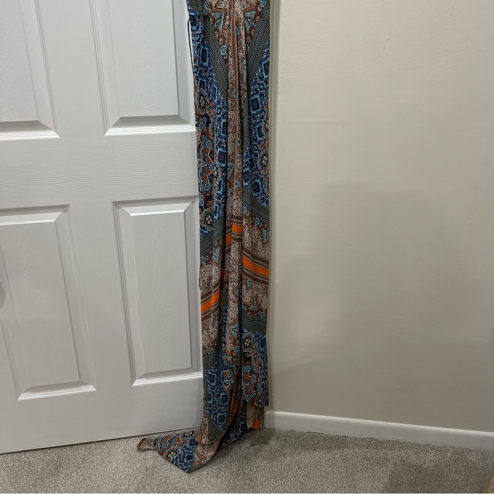 PRINTED MAXI DRESS - Picture 7 of 8